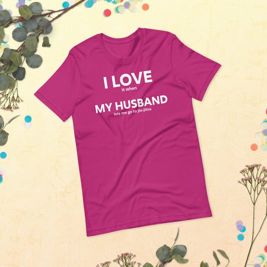 I LOVE MY HUSBAND t-shirt